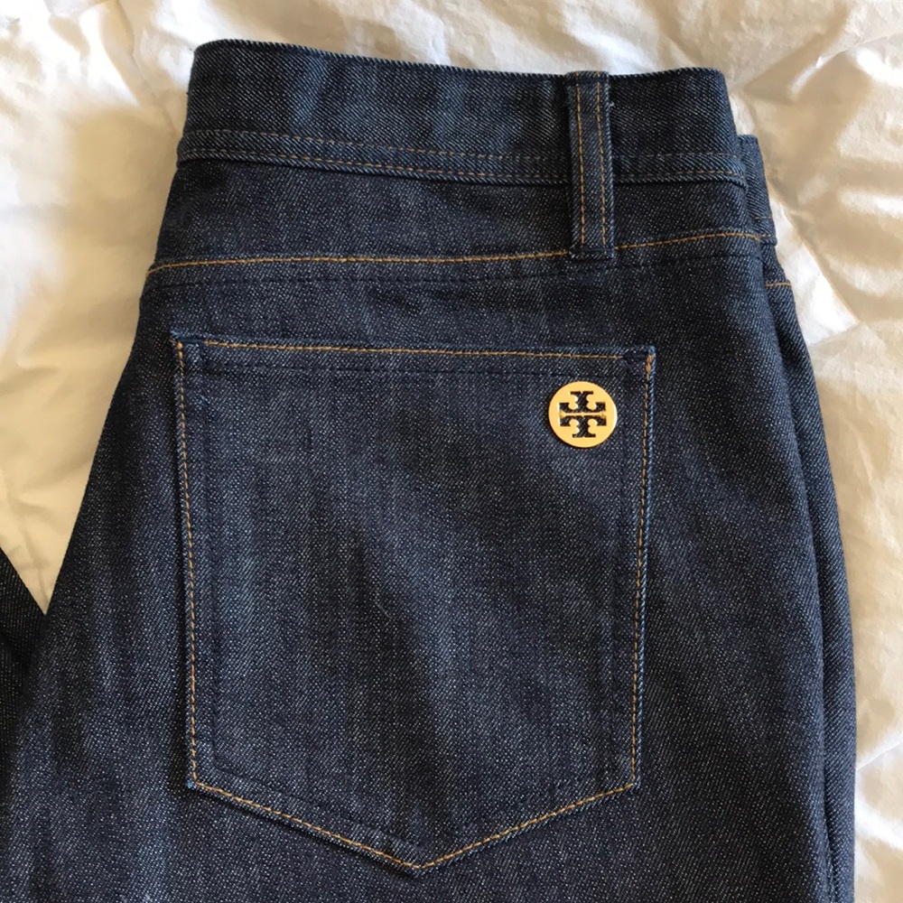 NWOT Women’s Tory Burch boot cut jeans 31x34